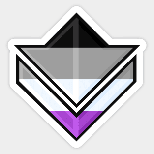 Commander Tag: Asexual Sticker